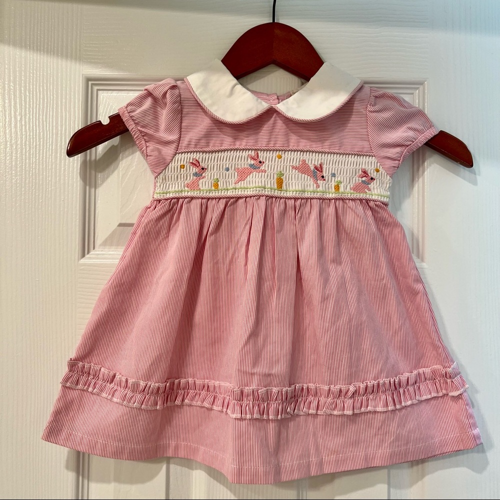 Toffee Apple Girl’s Easter Dress | Kids | 100% Cotton | SIZE 12M | Pink |